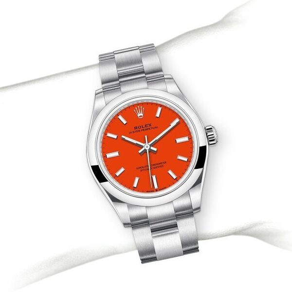 oyster perpetual orange 31mm